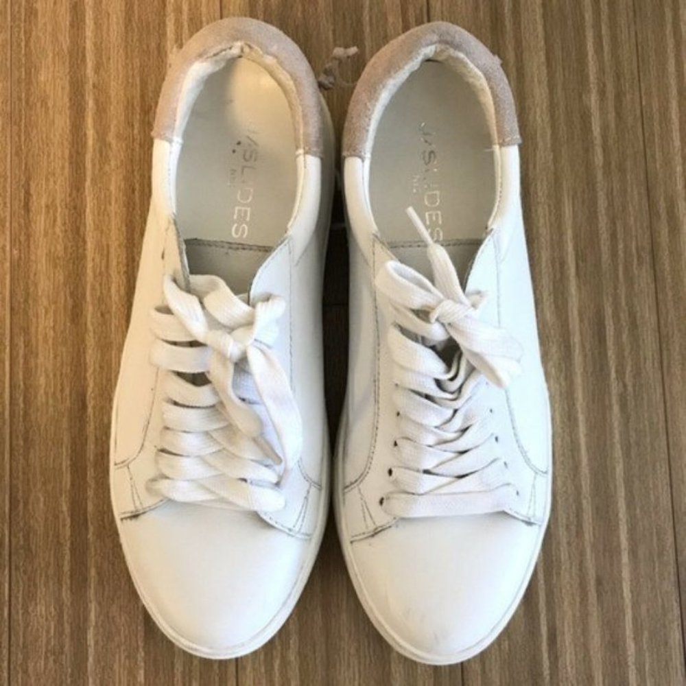 J Slides NYC Womens White Sneakers - Picture 3 of 8